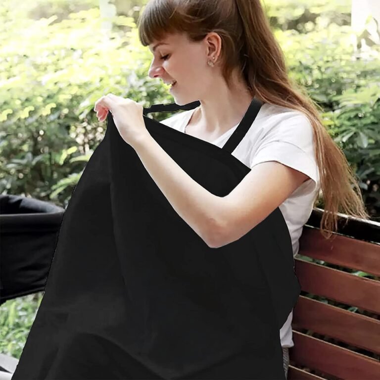 Moon - Organic Nursing Privacy Wraps - Black