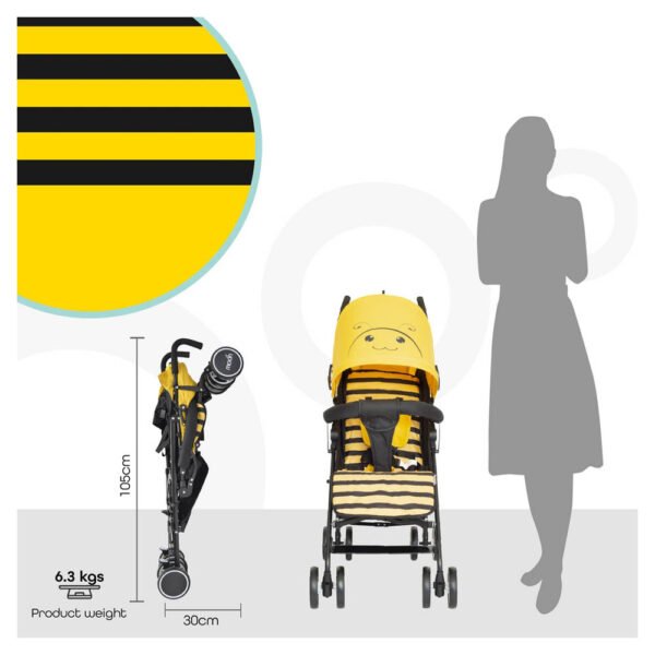 Moon – Safari Ultra Light Weight/Character Baby Stroller – Lion