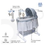 Moon – Soffy 4 in 1 convertible cradle – Grey