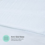Moon – Soft & Secure Organic Bedrail Bumper (140 Cm X 15 Cm) – White