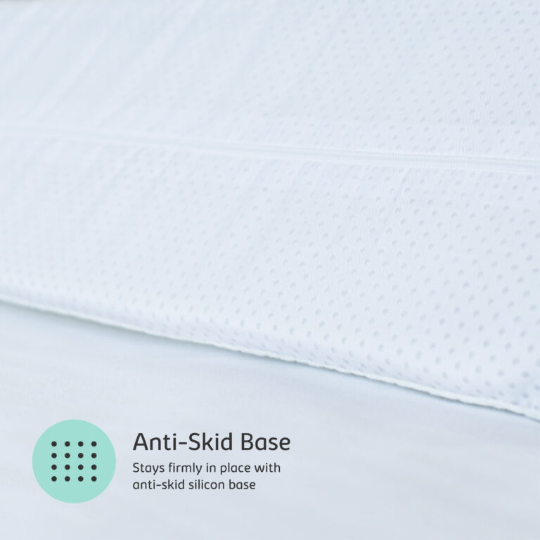 Moon - Soft & Secure Organic Bedrail Bumper (140 Cm X 15 Cm) - White