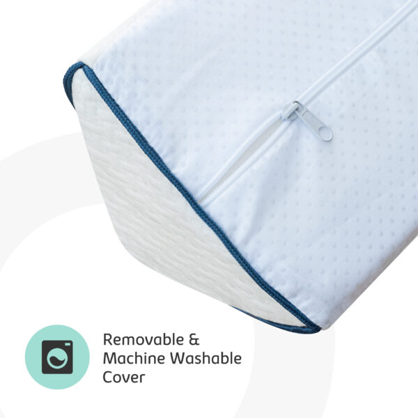 Moon – Soft & Secure Organic Bedrail Bumper (140 Cm X 15 Cm) – White