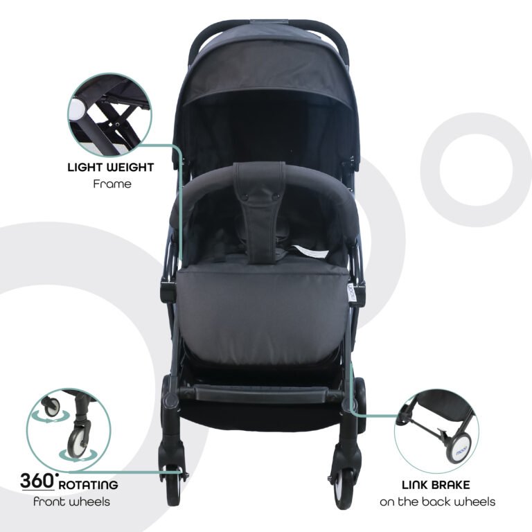 Moon - Travel-Lite Cabin Stroller - Dark Grey
