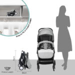 Moon – Travel-Lite Cabin Stroller – Light Grey
