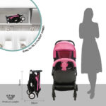 Moon – Travel-Lite Cabin Stroller – Pink