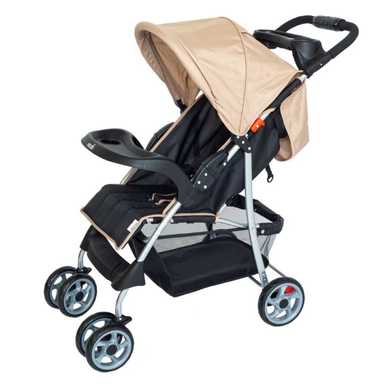Moon - Trek One- Fold Travel Stroller - Beige