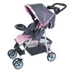 Moon – Trek One- Fold Travel Stroller – Pink