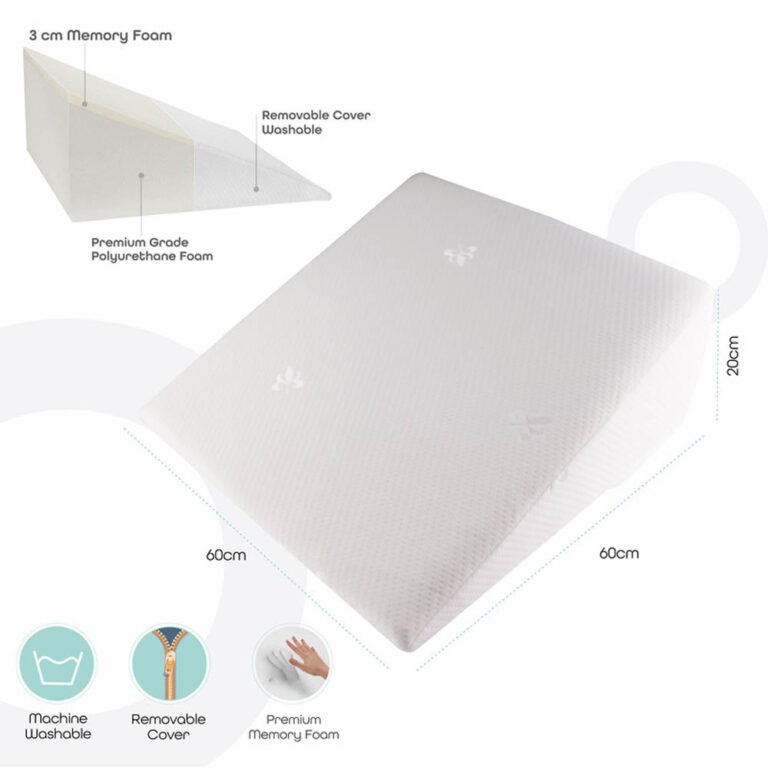 Moon - Wedge Pillow 10 inch Cushy Form