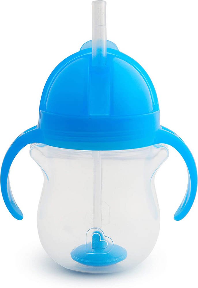 Munchkin - Click Lock Tip & Sip Flexi-Straw Cup 1Pk 7Oz - Blue
