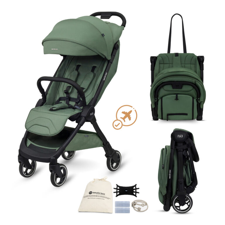 Neobreez - Deca Ultra-Lightweight Cabin Size Travel Stroller - Green