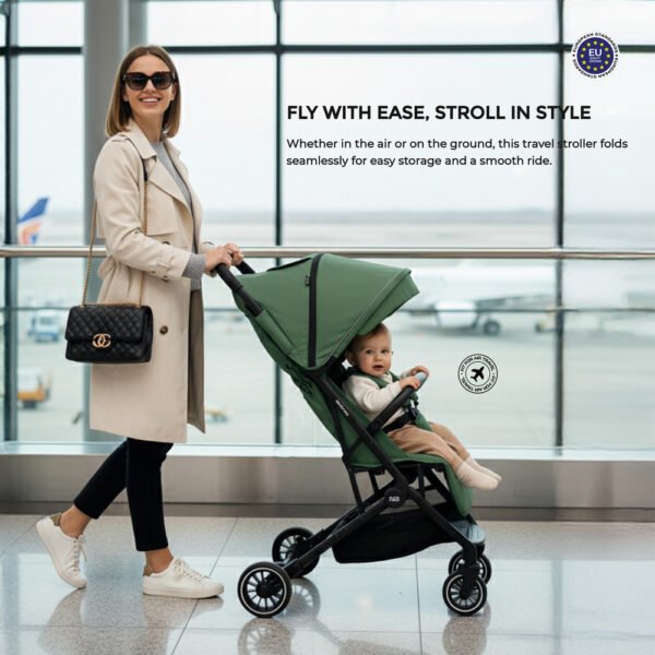 Neobreez – Litex Ultra-Lightweight Cabin Size Travel Stroller – Green