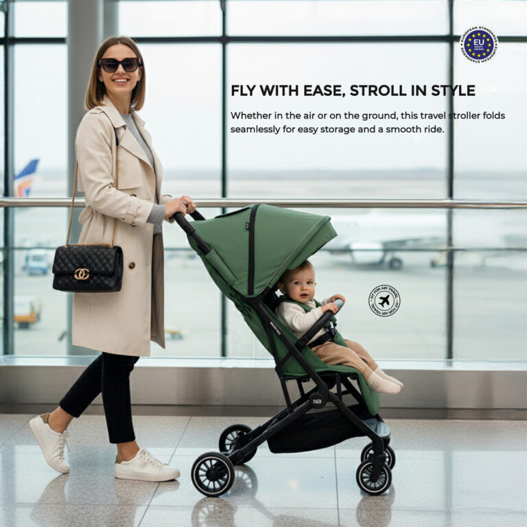 Neobreez - Litex Ultra-Lightweight Cabin Size Travel Stroller - Green