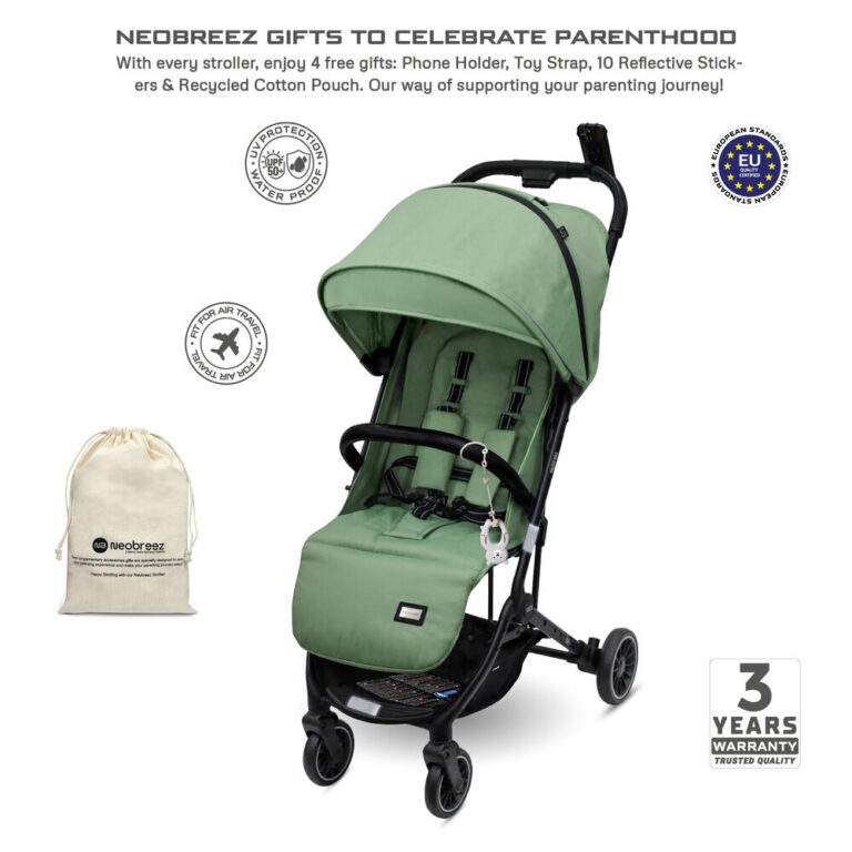 Neobreez - Litex Ultra-Lightweight Cabin Size Travel Stroller - Green