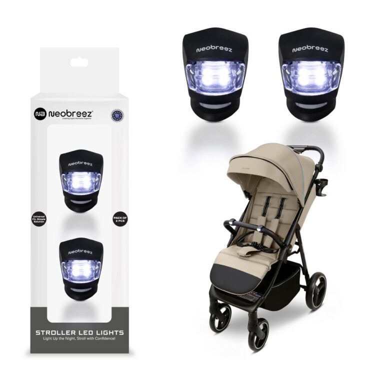 Neobreez - Safety Warning Stroller LED Light - Black