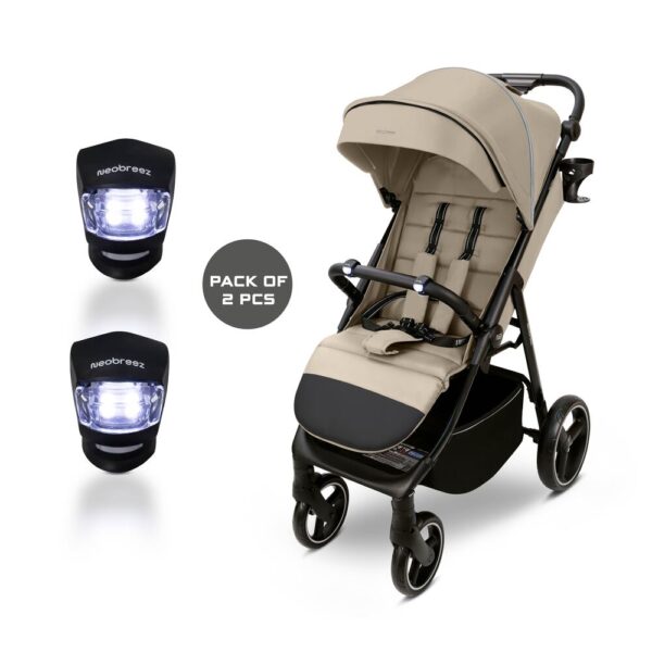 Neobreez – Safety Warning Stroller LED Light – Black