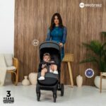 Neobreez – Tetra Ultra-Compact Lightweight All-Terrain Travel Stroller W/ Cup Holder – Beige