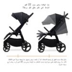 Neobreez – TETRA Ultra-Compact Lightweight Travel All-Terrain Toddler Baby Stroller – Black