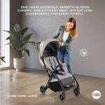 Neobreez – Theta Auto Fold Compact Lightweight Travel Stroller – Grey