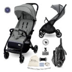 Neobreez – Theta Auto Fold Compact Lightweight Travel Stroller – Grey