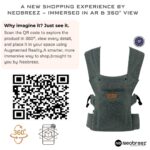 Neobreez – ZAVII 2-in-1 Convertible Baby Carrier for Newborns to Toddlers – Dark Gray