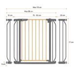Neobreez FERMII Auto Close Safety Baby & Toddler Gate with 10cm & 20cm Extensions