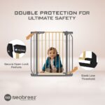 Neobreez FERMII Auto Close Safety Baby & Toddler Gate with 10cm & 20cm Extensions