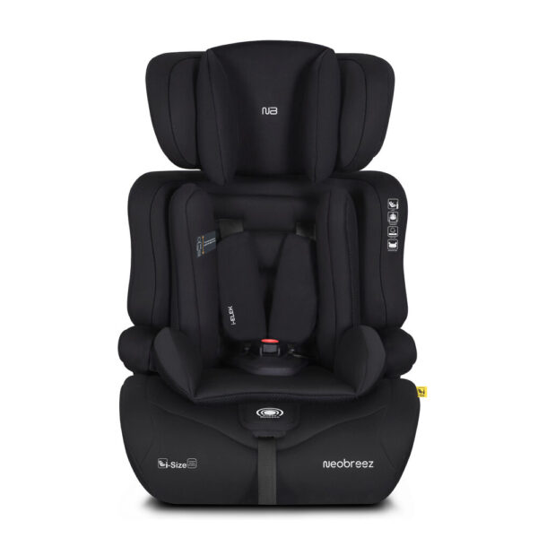 Neobreez -I-ELEK Universal Baby/Kids/Child/Toddler Safety 3-In-1 Car Seat – Black