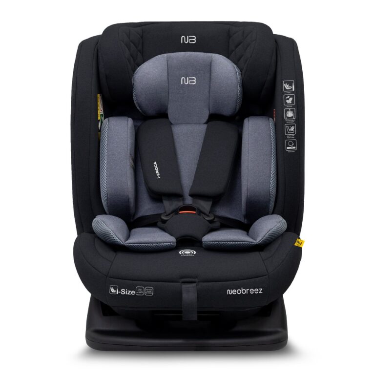Neobreez - I-EROCA All-In-One Convertible Travel Baby Toddler Kids Child Boys Girls Car Seat - Black/Dark Gray