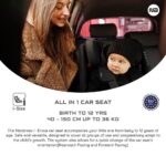 Neobreez – I-EROCA All-In-One Convertible Travel Baby Toddler Kids Child Boys Girls Car Seat – Black/Dark Gray