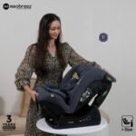 Neobreez – I-EROCA All-In-One Convertible Travel Baby Toddler Kids Child Boys Girls Car Seat – Dark Gray