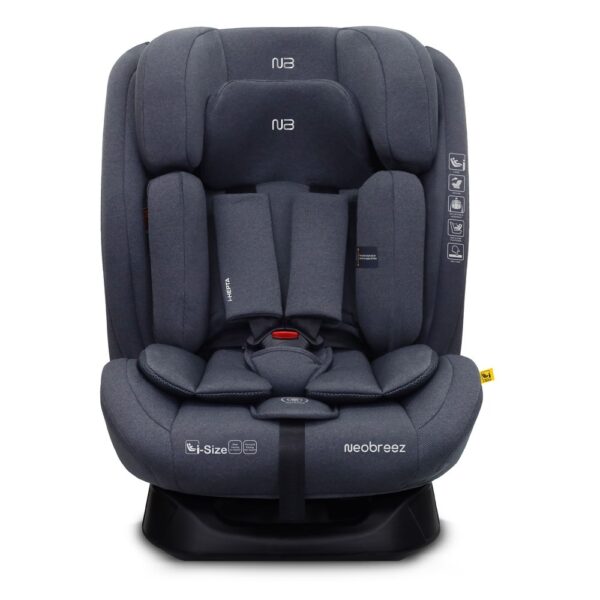 Neobreez -I-HEPTA All-in-1 Convertible Travel Car Seat for Baby -Gray
