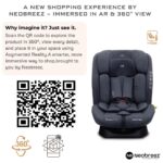 Neobreez -I-HEPTA All-in-1 Convertible Travel Car Seat for Baby -Gray