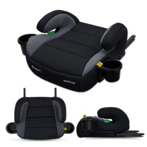 Neobreez - i-SANFARO ISOFIX Backless Booster Car Seat - Black/Dark Gray