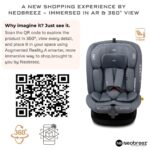 Neobreez – I-VILO 360° Rotatable ISOFIX All-in-1 Convertible Baby Toddler Kids Child Car Seat – Gray