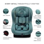 Neobreez NESTII Infant/Baby/Kids/Toddler Travel 2 In 1 Convertible Car Seat – Green