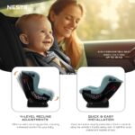 Neobreez NESTII Infant/Baby/Kids/Toddler Travel 2 In 1 Convertible Car Seat – Green