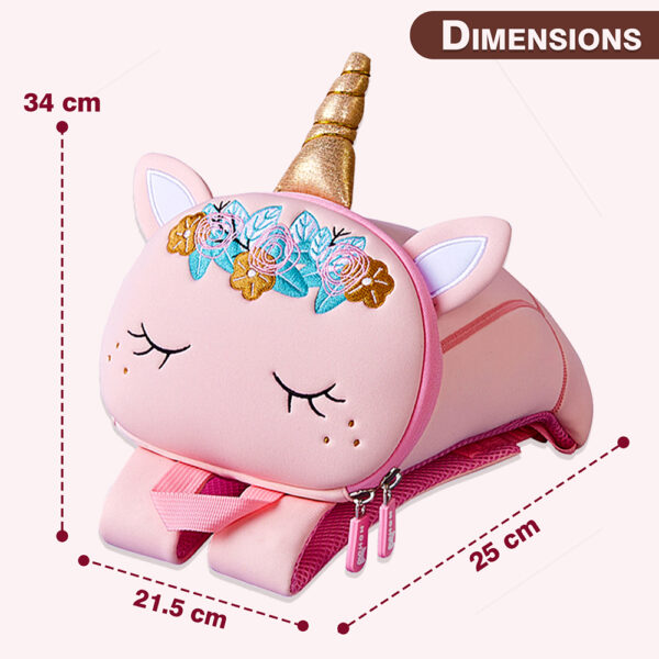 Nohoo – Pre School 3D Bag Unicorn Large – Pink