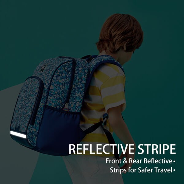 Nohoo – School Bag – Retro Blue