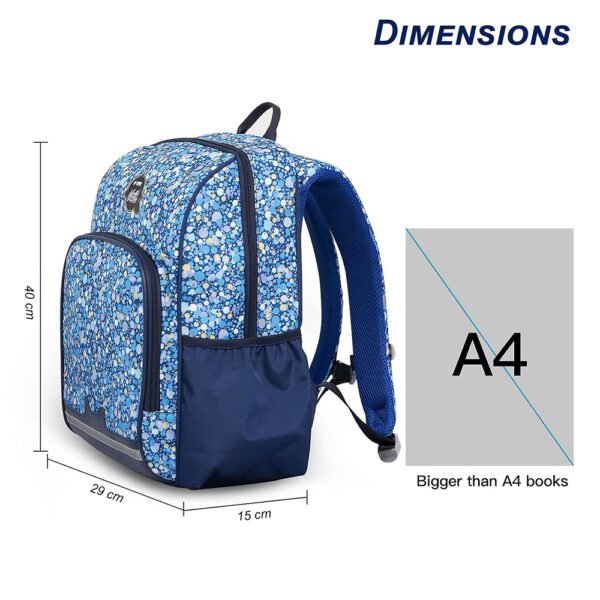 Nohoo – School Bag – Retro Blue