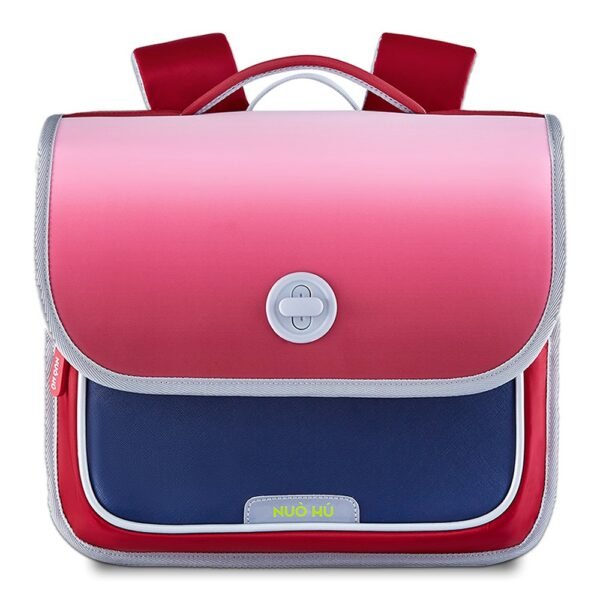 Nohoo – Ergonomic Spine Protection Horizontal School Backpack for 0-5 Grade Primary Students – Baby Red