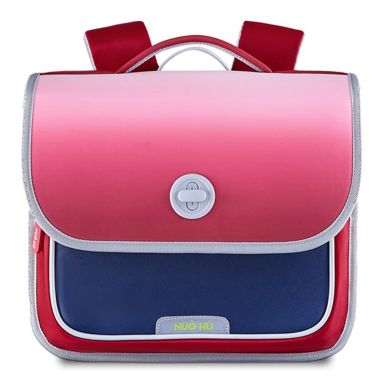 Nohoo - Ergonomic Spine Protection Horizontal School Backpack for 0-5 Grade Primary Students - Baby Red