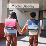 Nohoo – Ergonomic Spine Protection Horizontal School Backpack for 0-5 Grade Primary Students – Baby Red