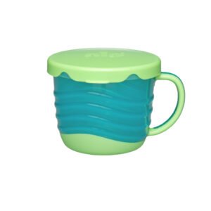 Nip – 2-in-1 Snackbox & Drink Cup for Toddlers 250ml – Green