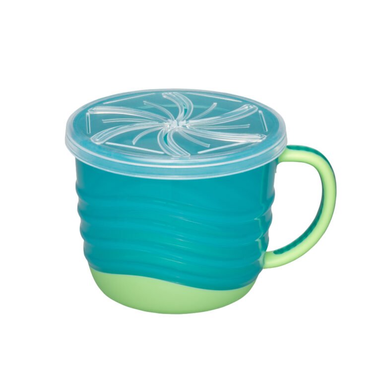 Nip - 2-in-1 Snackbox & Drink Cup for Toddlers 250ml - Green
