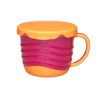 Nip – 2-in-1 Snackbox & Drink Cup for Toddlers|250ml – Pink