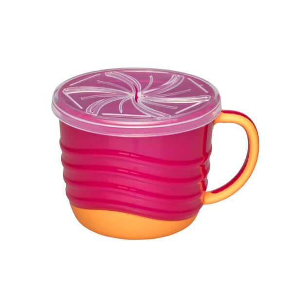 Nip – 2-in-1 Snackbox & Drink Cup for Toddlers|250ml – Pink