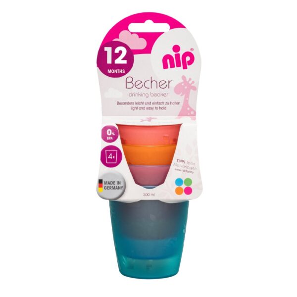 Nip – BPA-Free Easyflow Toddler Drink Cup Set 250ml