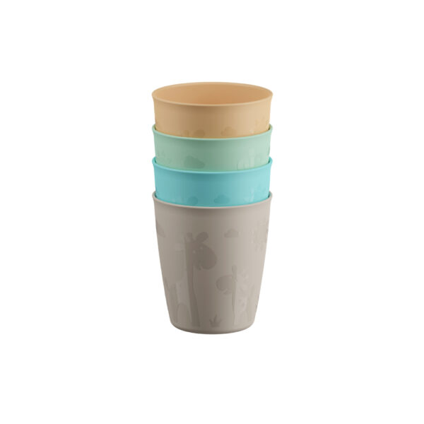 Nip – BPA-Free Easyflow Toddler Drink Cup Set 250ml – Pastel Color