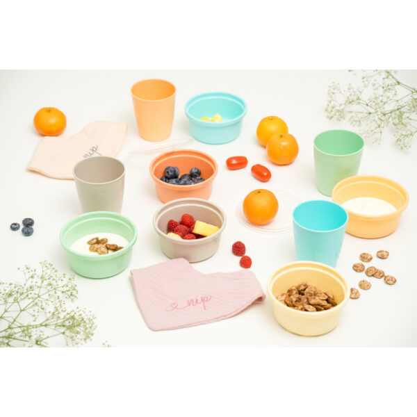 Nip – BPA-Free Easyflow Toddler Drink Cup Set 250ml – Pastel Color