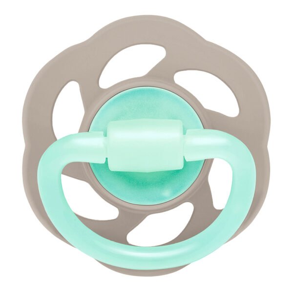 Nip – Cherry Air Night Soother,Glow in the Dark Pacifier,6M+,2pc,Brown & Red
